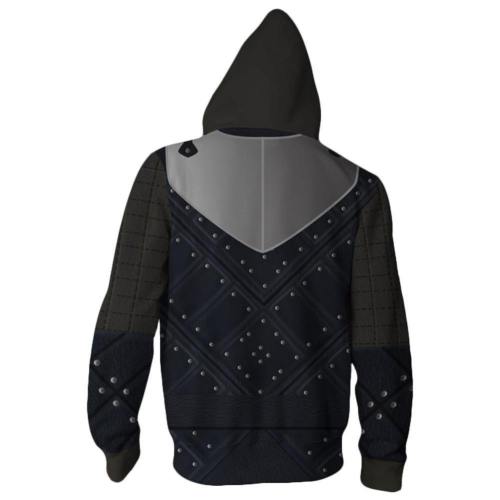 Game Of Thrones Unisex Jon Snow Zip Sweater Hoodie