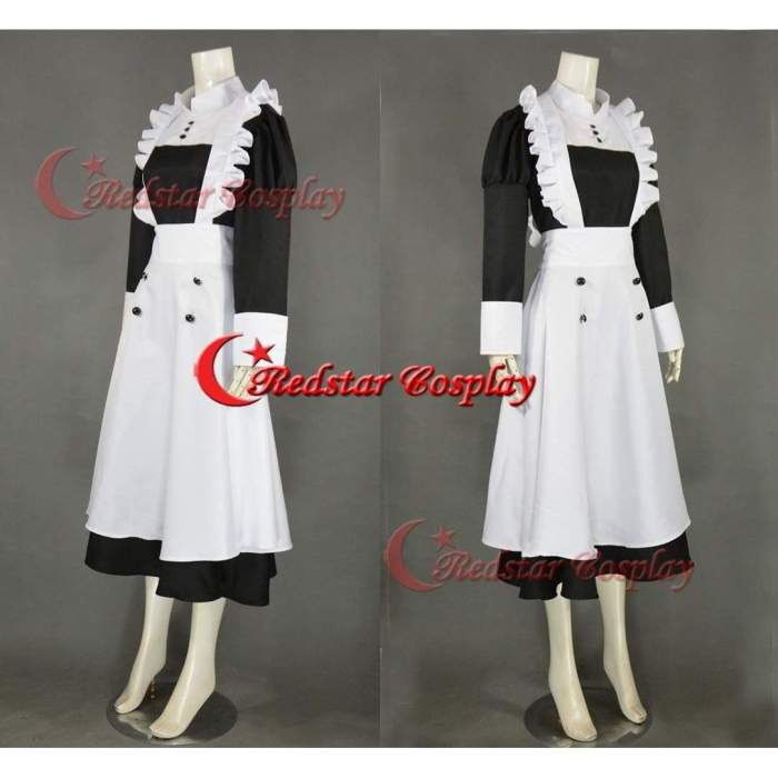 Merlin Maid Cosplay Costume From Black Butler Cosplay Custom In Any Size