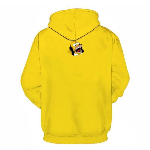 The Simpsons Hoodie - Cartoon Simpson Pullover Hoodie