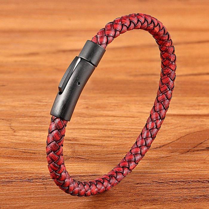 Classic Braided Leather Bracelet