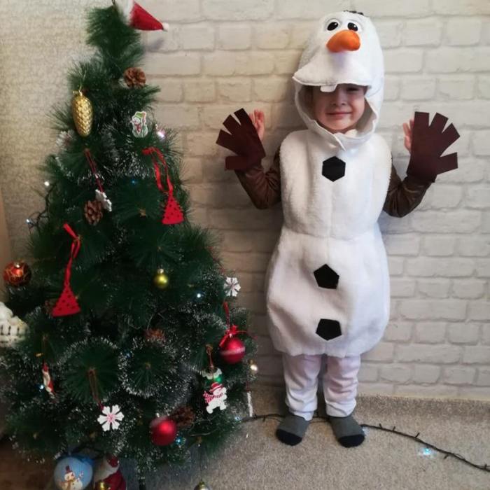 Frozen 2 Snowman Mascot Olaf Costume Cosplay Elsa Anna Fancy Dress Ice Snow Queen Girls Cartoon  Adult Halloween Christmas Party Outfit