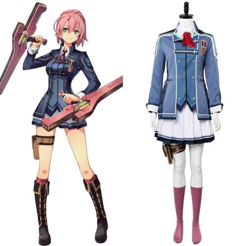 The Legend Of Heroes: Trails Of Cold Steel Una Crawford Outfit Uniform Dress Cosplay Costume