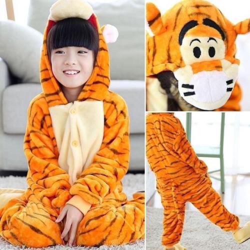 Pajamas For Girls Boys  Animal Children'S Pajamas Tiger