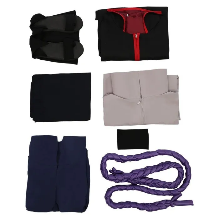 Naruto-Uchiha Sasuke Coat Pants Outfits Halloween Carnival Suit Cosplay Costume