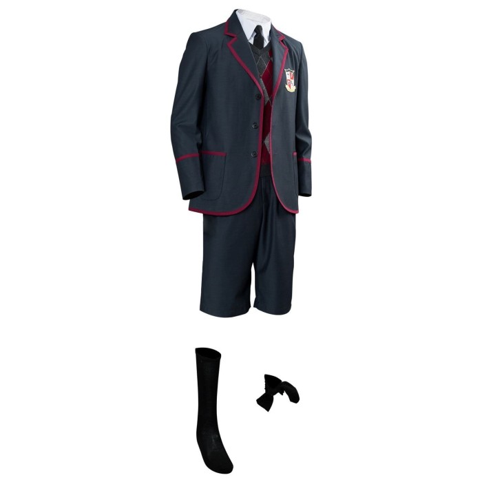 The Umbrella Academy Boys School Uniform Cosplay Costume For Kids