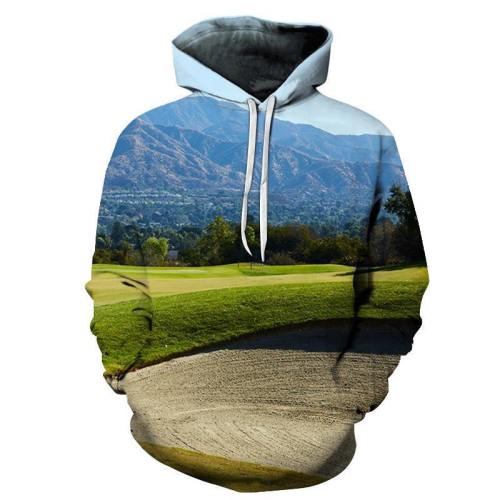 Golf Course 3D - Sweatshirt, Hoodie, Pullover
