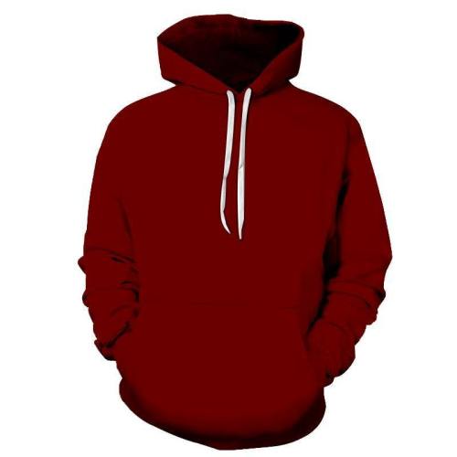 Maroon Shade Of Red 3D - Sweatshirt, Hoodie, Pullover