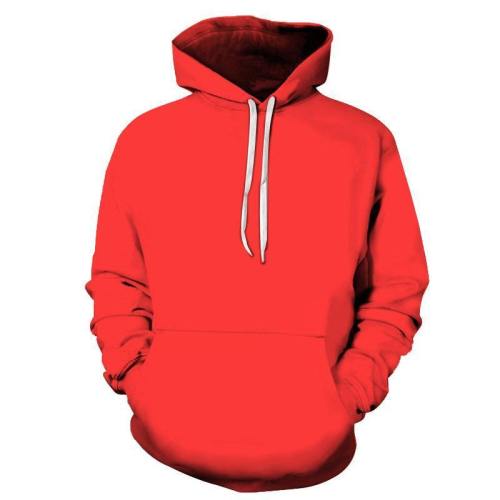 Red Orange Shade Of Red 3D - Sweatshirt, Hoodie, Pullover