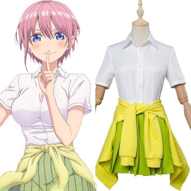 Anime The Quintessential Quintuplets Ichika Nakano Cosplay Costume