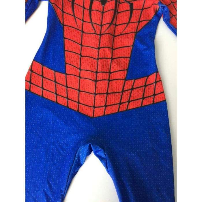 spiderman costume kids 3d girl child the amazing spider man mask costume suit boys spandex black red halloween adult men Cosplay