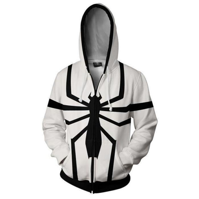 Spider-Man Hoodie - Anti Venom Zip Up Hoodie Csos511