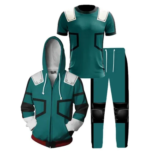 Unisex Izuku Midoriya Cosplay Costume My Hero Academia Cosplay Outfit Set