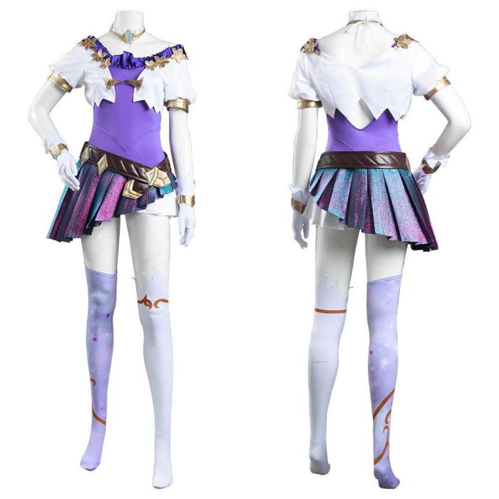 League Of Legends Lol Kda Groups Seraphine Skin Women Dress Outfits Halloween Carnival Suit Cosplay Costume
