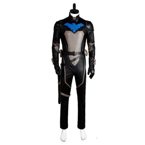 Young Justice S2 Nightwing Uniform Jumpsuit Cosplay Costume