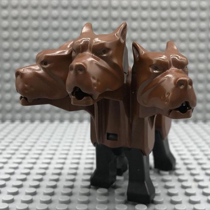Magic Three-Headed Dog Cerberus Building Blocks Action Figure Toys