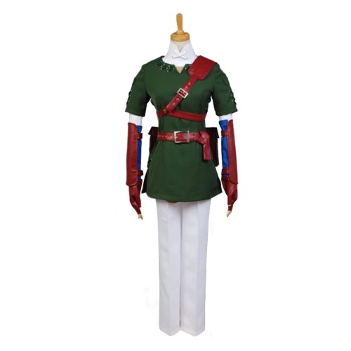 The Legend Of Zelda Zelda Link Cosplay Costume New