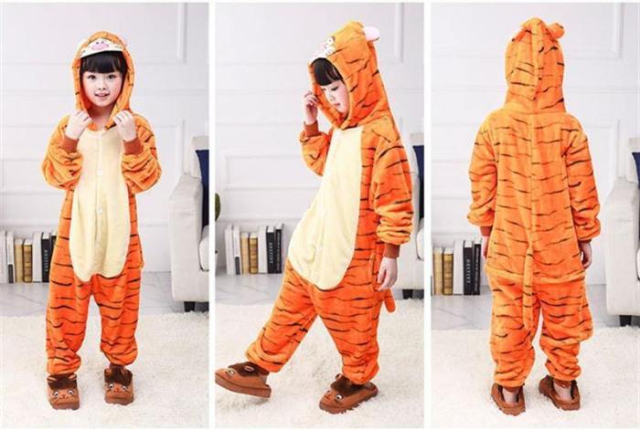 Child Romper Cute Tiger Costume For Kids Onesie Pajamas For Girls Boys