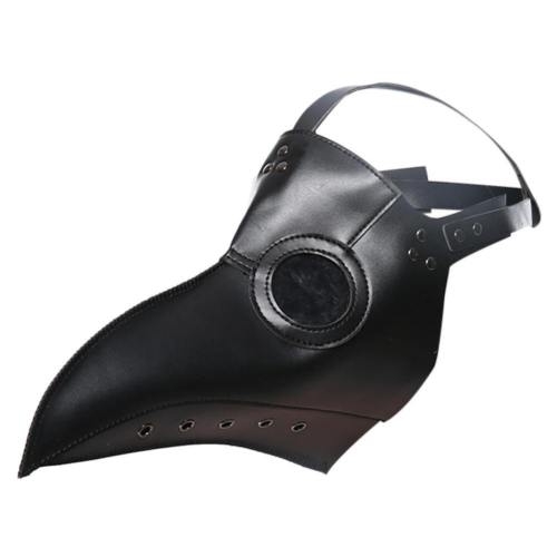 Plague Doctor Bird Face Cover Latex Long Nose Beak Cosplay Steampunk Halloween Costume Props