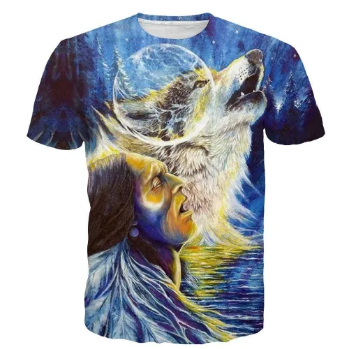 Wolf Dream Catcher 3D Shirt And Hoodie