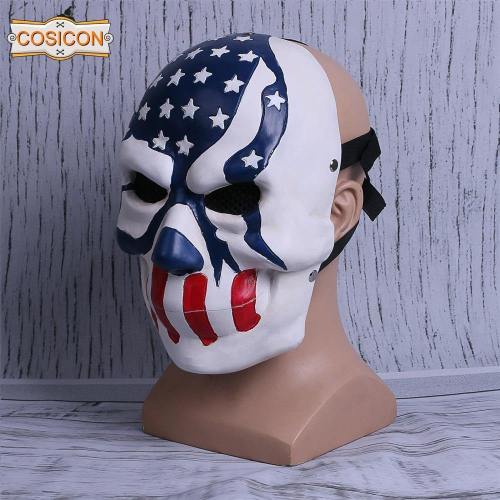 The Purge 3  Election Year American Flag Stars & Stripes Mask Halloween Cosplay Helmet