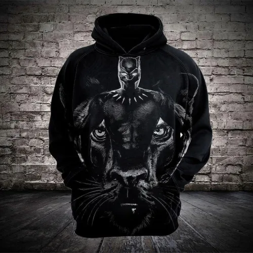 Black Panther 3D Pull Over Hoodie