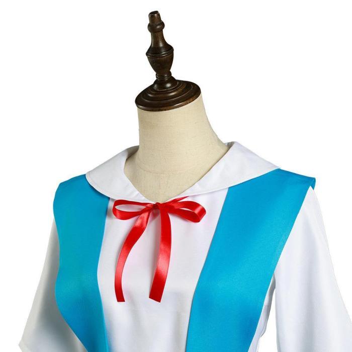 Neon Genesis Evangelion Eva Asuka Langley Soryu/Ayanami Rei School Uniform Dress Outfits Halloween Carnival Suit Cosplay Costume