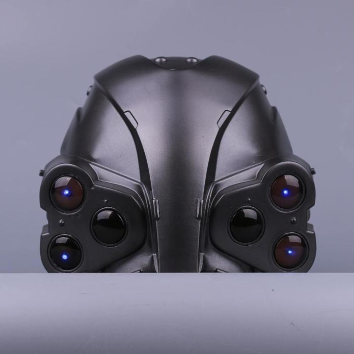 Game Cyber Punks  Led Helmet Cosplay Cyber Punk Max-Tac The Psycho Squad Helmet Mask Halloween Party Prop
