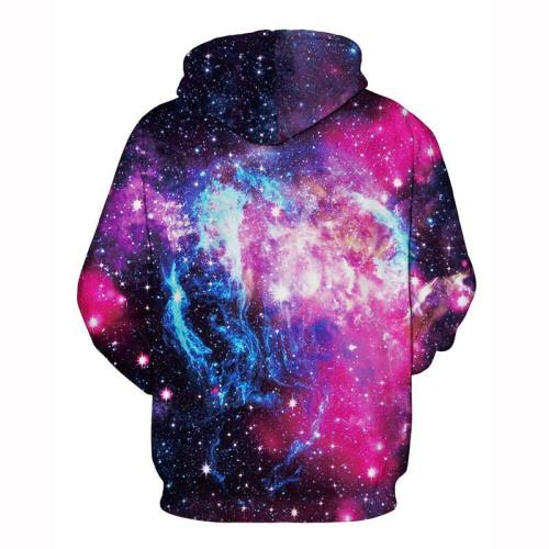Rose Galaxy Hoodies 3D Printed Pullover Sweatshirt