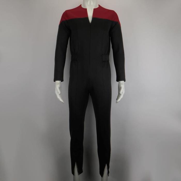 Star Trek Deep Space Nine Trek Commander Sisko Duty Uniform Jumpsuit Cosplay Costumes Halloween Party Prop