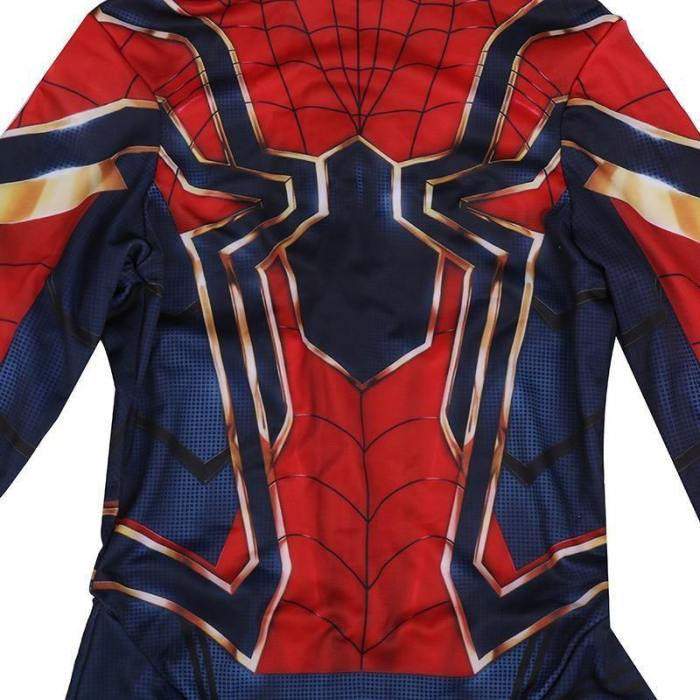 Lycra Spandex Spiderman Avengers Infinity War Kids Spider-Man Jumpsuit Halloween Cosplay Costume