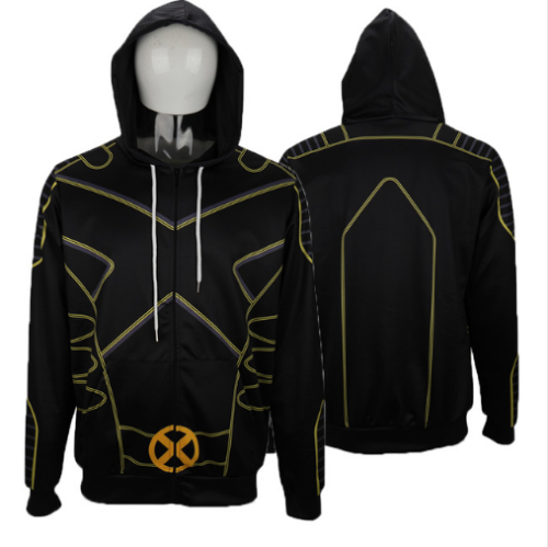X-Men The Gifted Hoodies Cosplay Costume Men Adult Jacket Sweatershirts Man Outfit Coat Dc Movies Halloween Party Prop