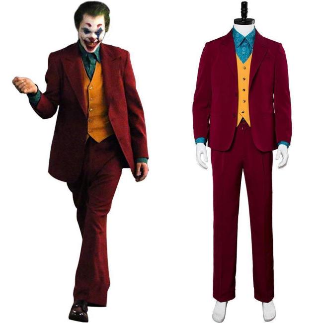 Joker  Joaquin Phoenix Arthur Fleck Cosplay Costume