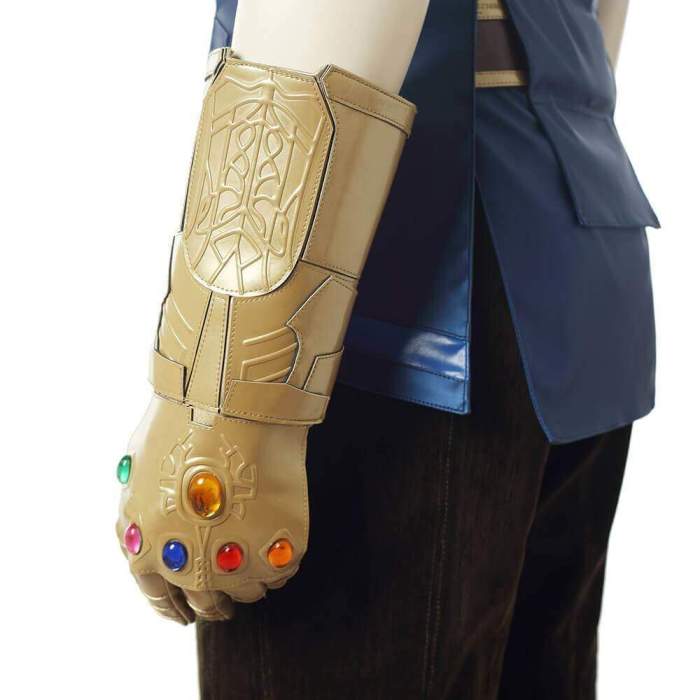Avengers Infinity War Thanos Costume Halloween Cosplay Suit