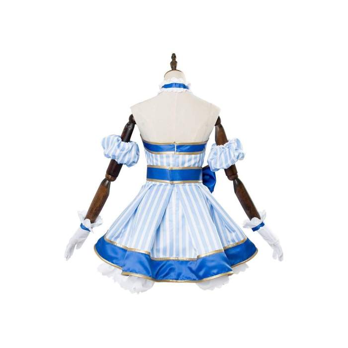 A.I.Channel Kizuna Ai Cosplay Dress Costume Blue