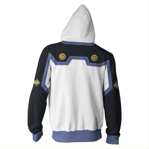 Sword Art Online Costume Halloween Anime Cosplay Zip Up Jacket Pullover Hoodie