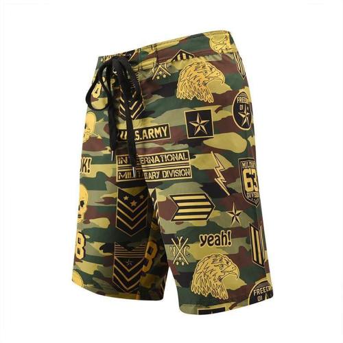 Men'S Beach Board Shorts America Pattern Swimming Pants