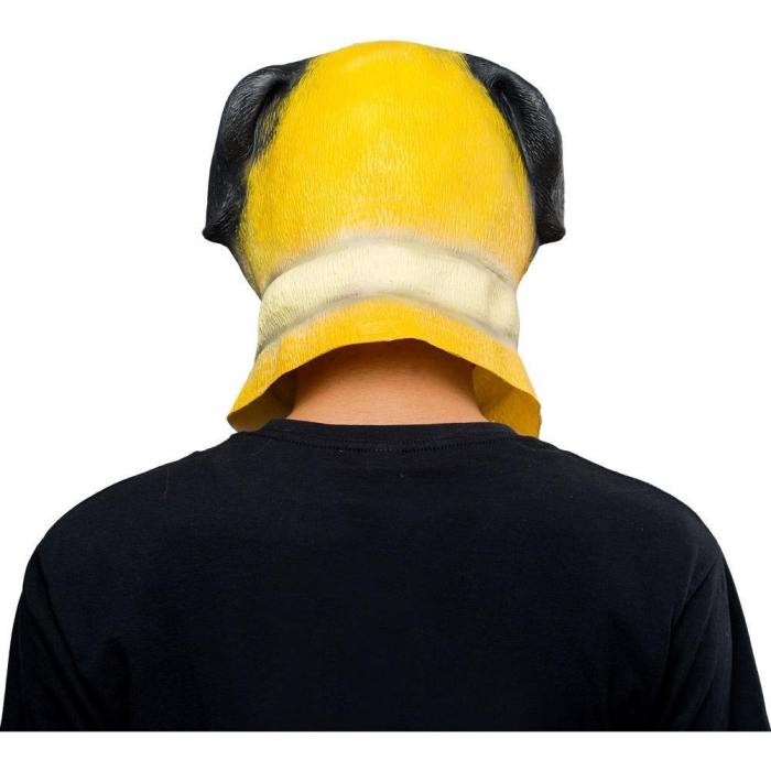 Sharpei Dog Helmet Halloween Animal Latex Helmet Full Face Adult Cosplay Props