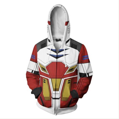 Anime Gundam Sweater Hooded Sweatershirt Cosplay Costume Jacket New