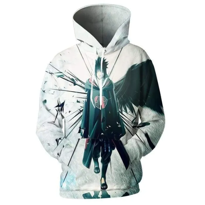 Naruto Hoodie - Akatsuki Sasuke Pullover Hoodie