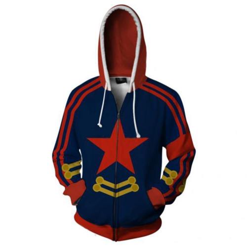 Unisex Simon Hoodies Tengen Toppa Gurren-Lagann Zip Up 3D Print Jacket Sweatshirt