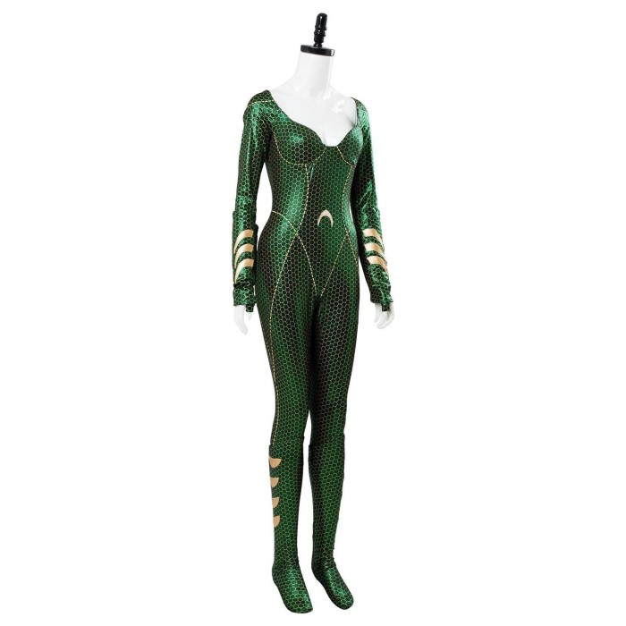 Aquaman Mera Jumpsuit Outfit Cosplay Costume