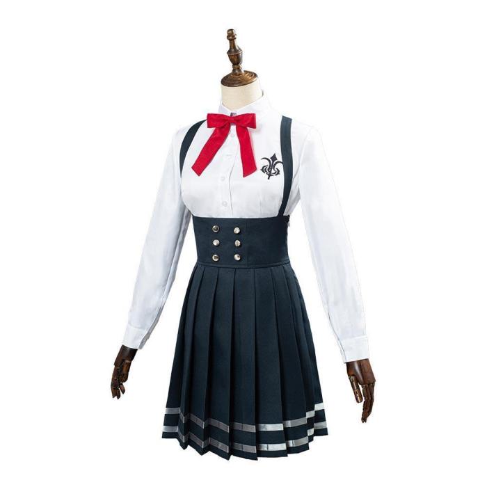 Danganronpa V3 Shirogane Tsumugi School Uniform Skirts Outfit Halloween Carnival Costume Cosplay Costume