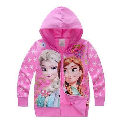 Anna Elsa Hoodies Girls Kid Toddler Sweatshirt Birthday Gift Clothing