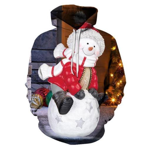 Junior Snowman Christmas Hoodie - Sweatshirt, Hoodie, Pullover