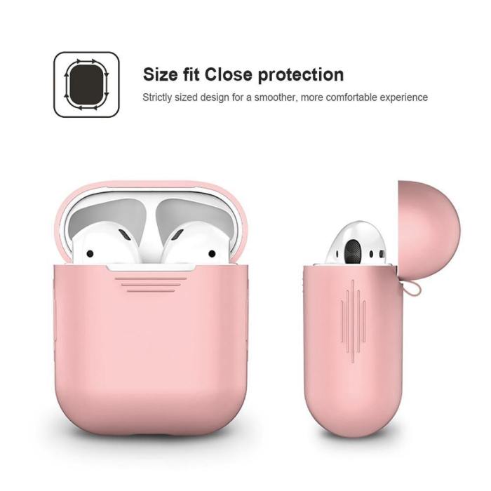 Ultra-Thin Color Soft Silicone Apple Airpods Protective Case Cover
