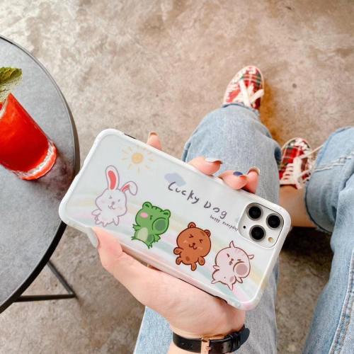 Cute Cartoon Animals Rabbit Bear Frog Cat Phone Case
