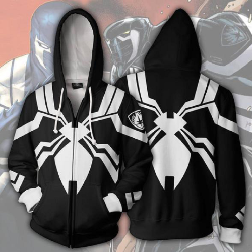 Venom Hoodies - Venom Space Knight Cosplay Zip Up Hoodie Csos151