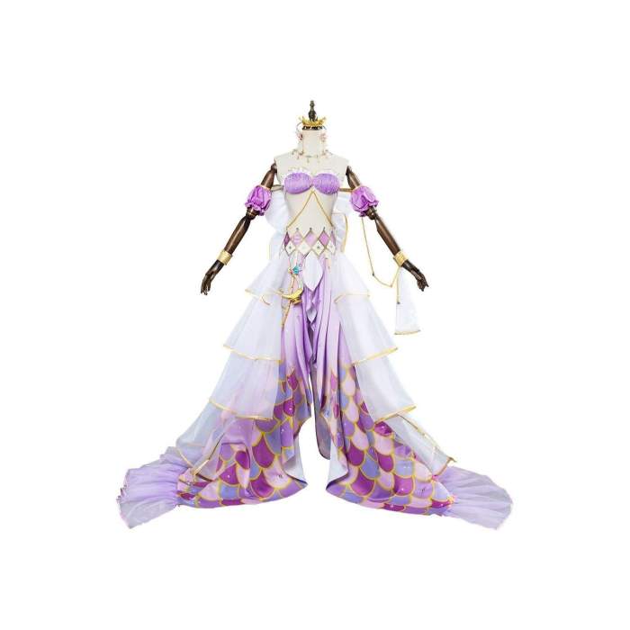 Lovelive Mermaid Festa Mari Ohara Cosplay Costume Awakening Dress