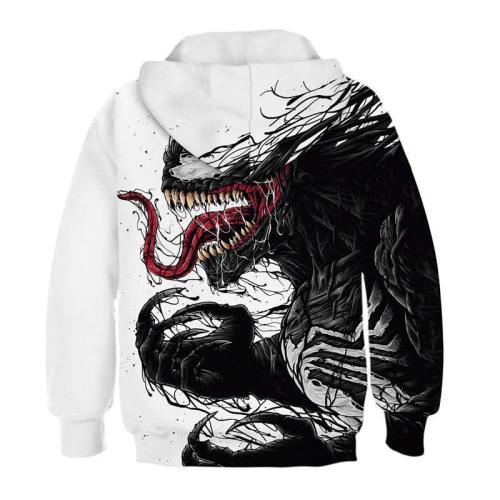 Kids Venom Printed Hoodie Novely Teens Sweatshirt Pullover
