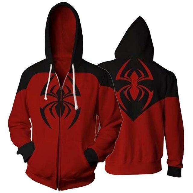 Spider-Man Hoodie - The Avengers Zip Up Hoodie Csos00M